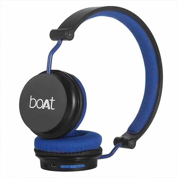 boAt Rockerz 410 Bluetooth Headphone Super Extra Bass - Blue - Blue