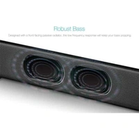 F&amp;D F&D E200 3W 2 Channel Soundbar (Black)
