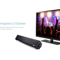 F&amp;D F&D E200 3W 2 Channel Soundbar (Black)