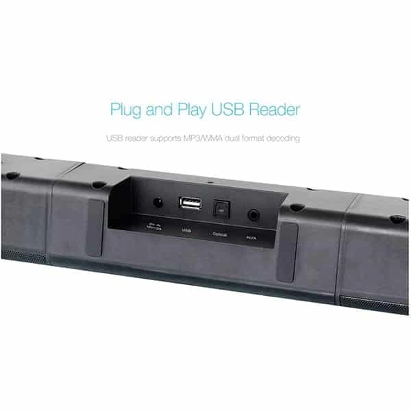 F&amp;D F&D T-160X 40 W Bluetooth Soundbar (Black, 2.0 Channel)