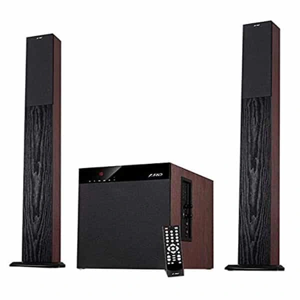 F&amp;D F&D T400X 100W Full Wooden 2.1 Tower Speakers