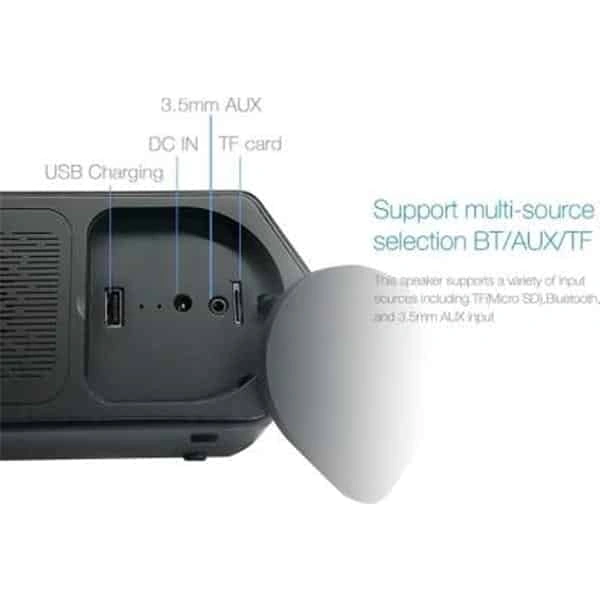 F&amp;D F&D W40 40W Bluetooth Speaker (Black, Stereo Channel)