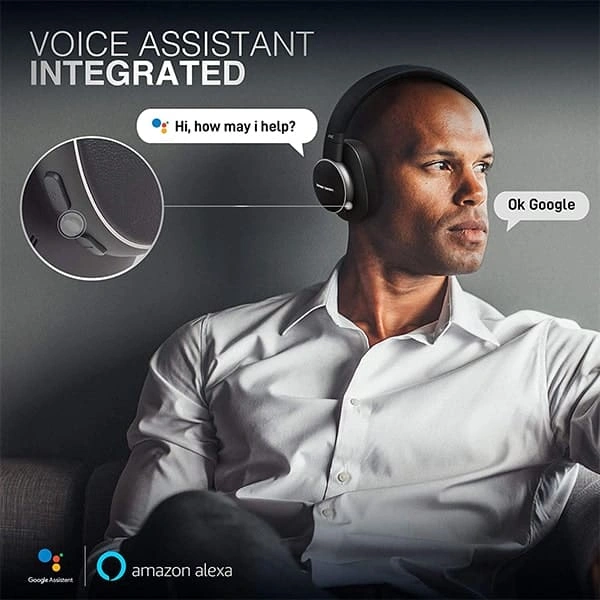 Harman Kardon Fly Over-Ear Active Noise Cancellation Wireless Headphone with Mic