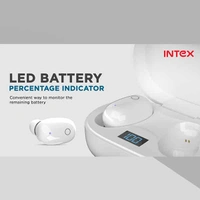 Intex Air Studs Flair True Wireless Earbuds (Black) - Black, White