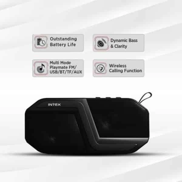 Intex Beast 801 10 W Bluetooth Speaker - Black - Black