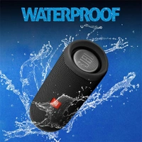 JBL Flip 5 20W IPX7 Waterproof Bluetooth Speaker with PartyBoost - Black - Black