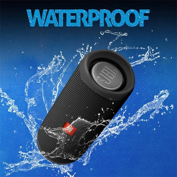 JBL Flip 5 20W IPX7 Waterproof Bluetooth Speaker with PartyBoost - Black - Black
