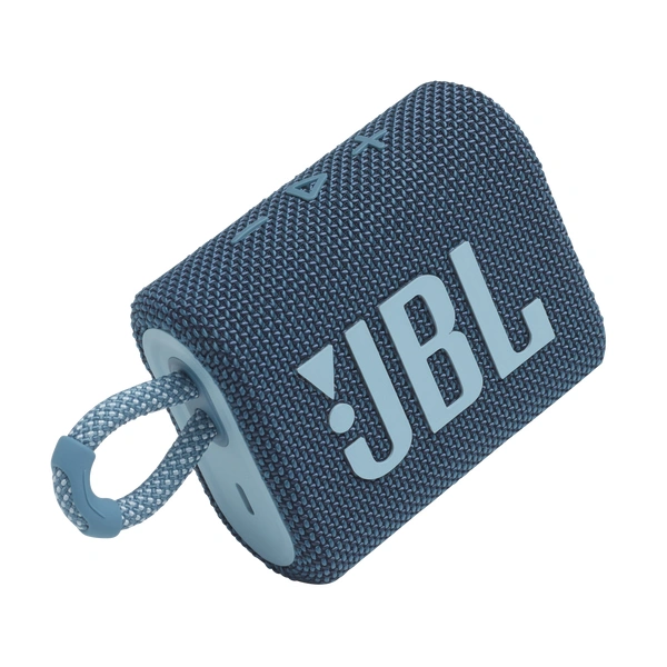 JBL GO3 Ultra Portable IP67 Water & Dustproof Bluetooth Speaker - Blue - Blue
