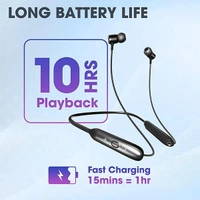 JBL Live 220BT in-Ear Wireless Neckband Headphones - Blue - Blue