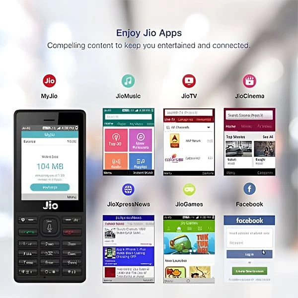 JioPhone Keypad Feature - F220B