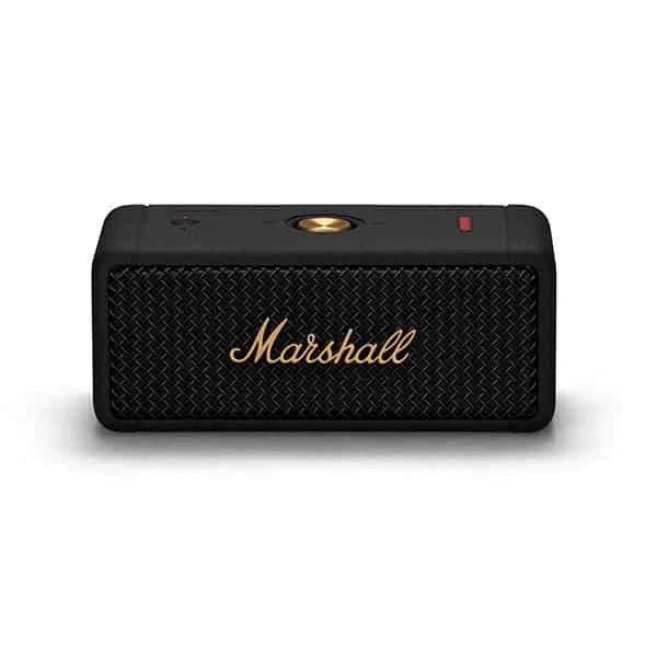 Marshall Emberton Portable Bluetooth Speaker - Black &amp; Brass - Black & Brass