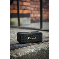 Marshall Emberton Portable Bluetooth Speaker - Black &amp; Brass - Black & Brass