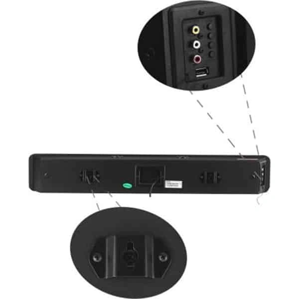 Philips HTL1041/94 40W Bluetooth Soundbar with Subwoofer (2.1 Channel)