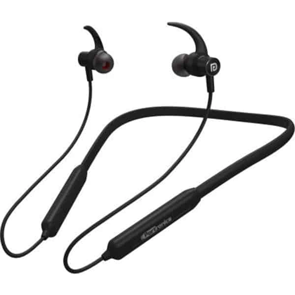 Portronics Harmonics 216 Bluetooth Headset - Black - Black