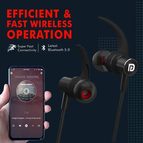Portronics Harmonics 216 Bluetooth Headset - Blue - Blue