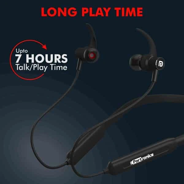 Portronics Harmonics 216 Bluetooth Headset - Blue - Blue