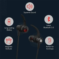 Portronics Harmonics 216 Bluetooth Headset - Blue - Blue