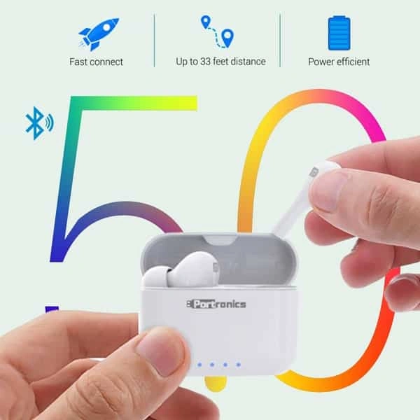 Portronics Harmonics Twins 33 Truly Wireless Bluetooth Earbuds