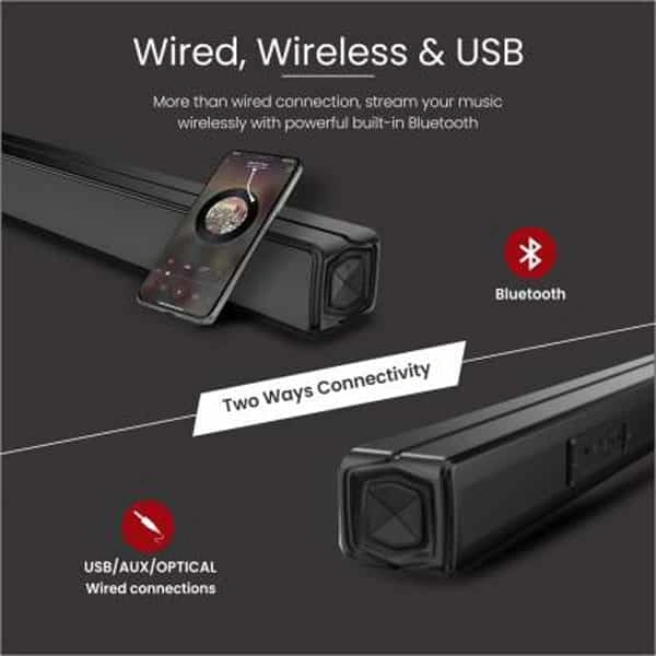 Portronics Pure Sound 1 60 W Bluetooth Soundbar