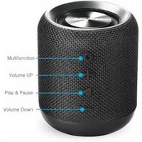 Portronics SoundDrum POR871 10 W Bluetooth Speaker - Black - Black