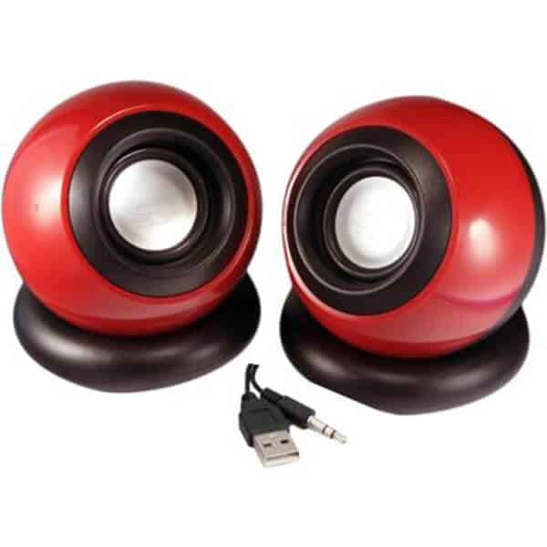 Quantum QUANTUM QHM 620 USB 6 W Portable Laptop/Desktop Speaker (Red, 2.0 Channel)