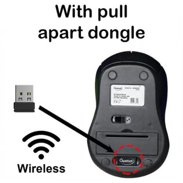 Quantum QHM262W Wireless Optical Mouse