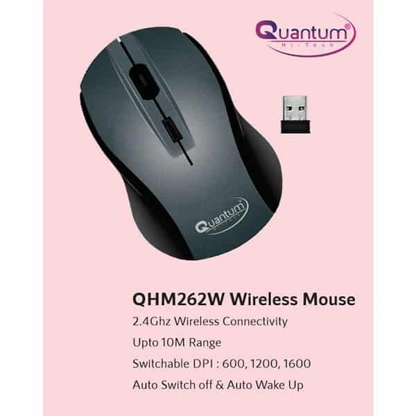 Quantum QHM262W Wireless Optical Mouse