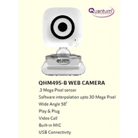 Quantum QHM495B 360 Degree Rotation PC HD Camera with Built-in Microphone
