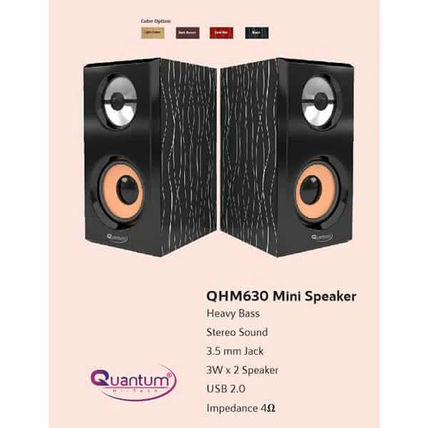 Quantum QUANTUM QHM630 USB MINI SPEAKER Laptop/Desktop Speaker (2.0 Channel)