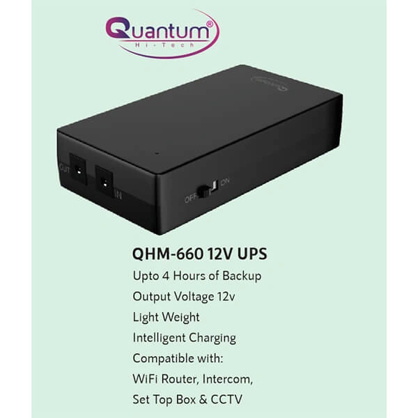 Quantum QHM-660 Power Backup for Router