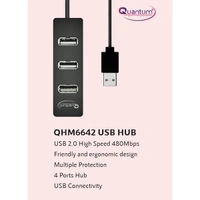 Quantum QUANTUM QHM6642 4-Port USB Hub