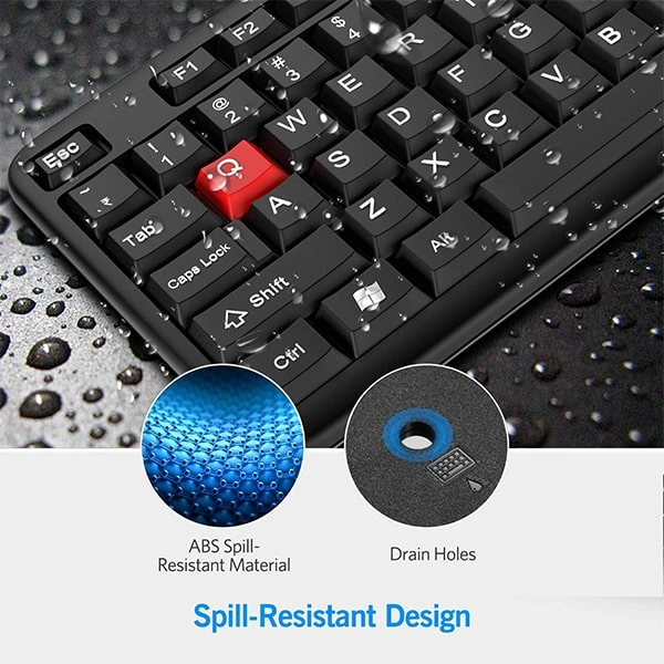 Quantum QHM7403D Wired USB Desktop Keyboard