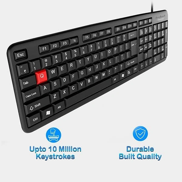 Quantum QHM7403D Wired USB Desktop Keyboard