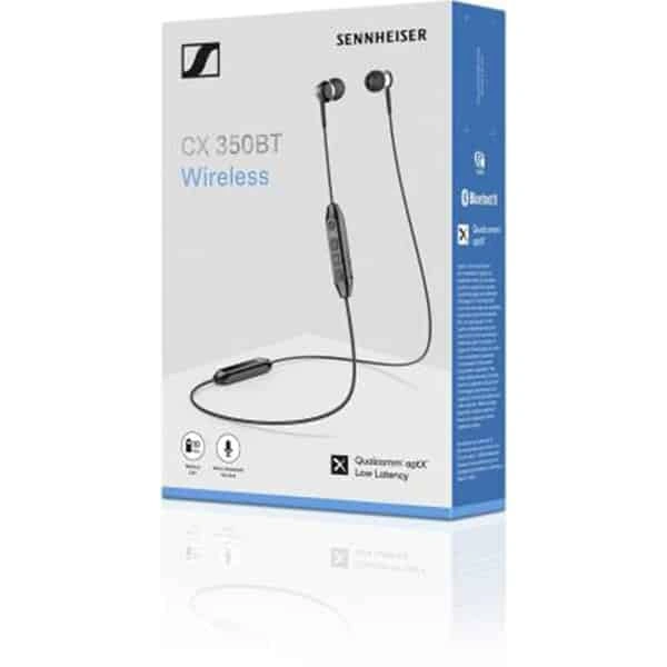 Sennheiser CX 350BT Bluetooth Headset - Black - Black
