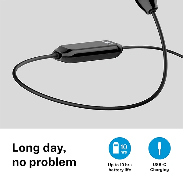 Sennheiser CX 350BT Bluetooth Headset - Black - Black