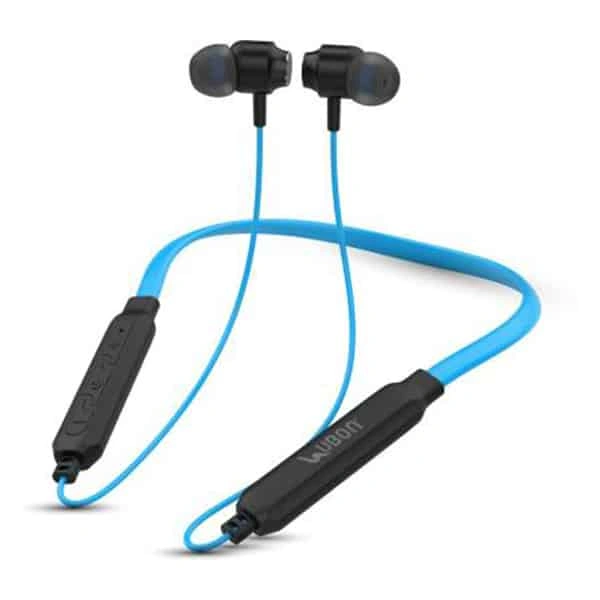 Ubon CL-20 Fusion Band Wireless Neckband | Built-in 6hrs Bluetooth Headset - Blue - Blue