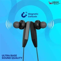 Ubon CL-5460 Wireless Neckband With Magnetic Earbuds