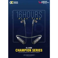 Ubon CL-5460 Wireless Neckband With Magnetic Earbuds