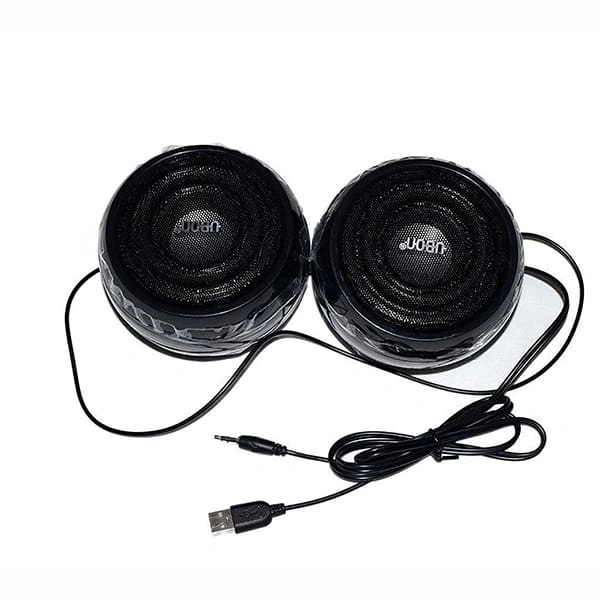 Ubon CP 010 5 W Mobile/Tablet Speaker (2.1 Channel) - Black, White