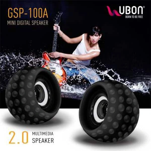 Ubon GSP-100A Mini Multimedia Computer Speaker 10 W Mobile/Tablet Speaker
