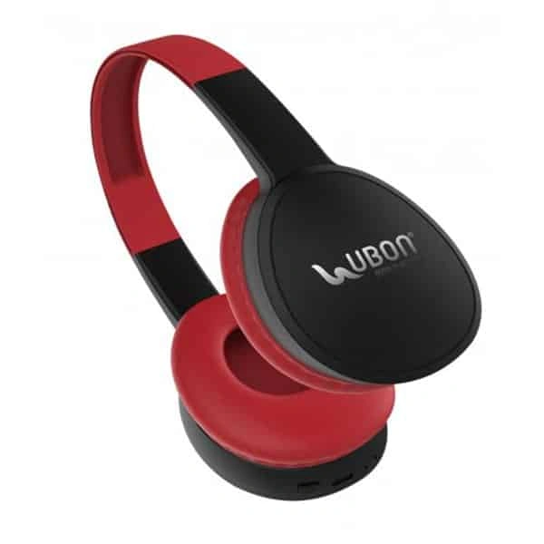 Ubon HP-60 Bluetooth Headset with Mic - Red