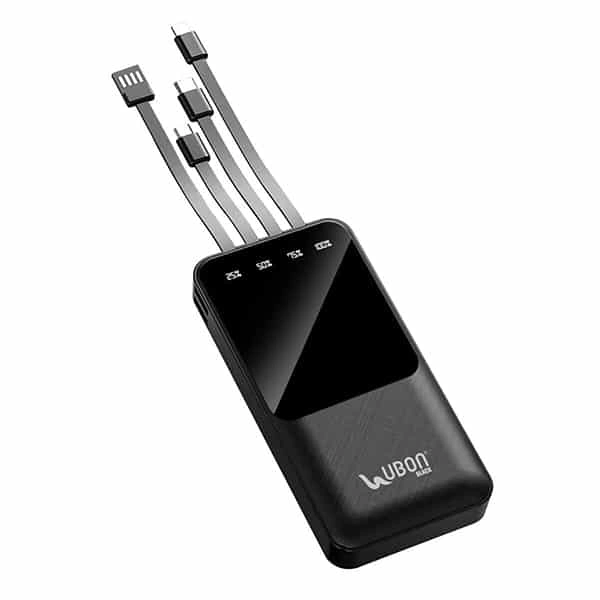 Ubon UBON PB-X17 10000 mAH Li-Polymer Power Bank with 4 IN 1 POWERJAR
