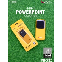 Ubon UBON PB-X32 10000 mAh Li-Polymer Power Bank