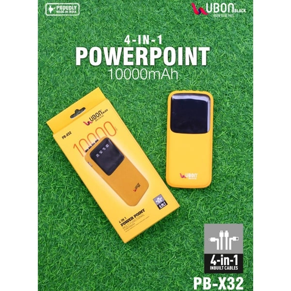 Ubon UBON PB-X32 10000 mAh Li-Polymer Power Bank