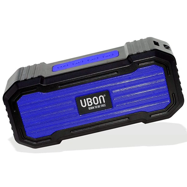 Ubon SP-185 Built-in Fm/USB/TF-Card Player 10 W Bluetooth Speaker - Blue - Blue