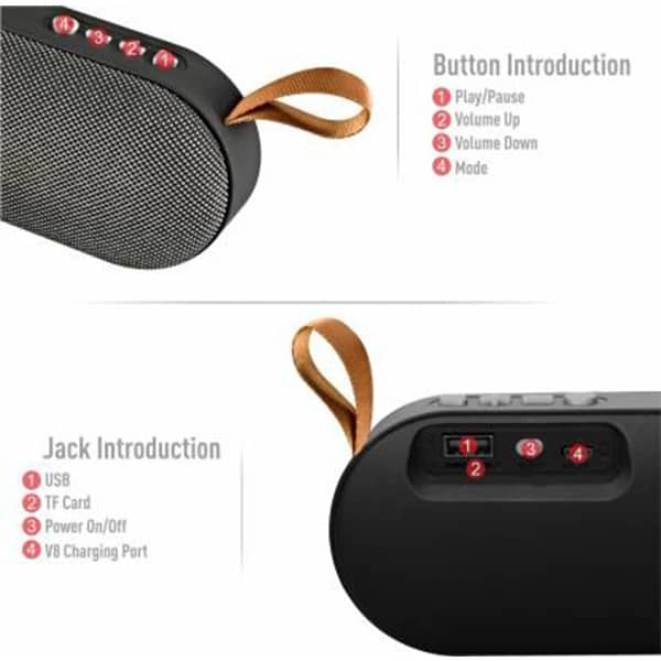Ubon SP-20A Wireless Portable Speaker 3 W Bluetooth Speaker (Black, Mono Channel)