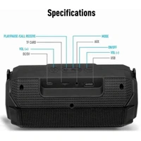 Ubon SP-46 Beats 12 W Bluetooth Speaker with 10 hours backup