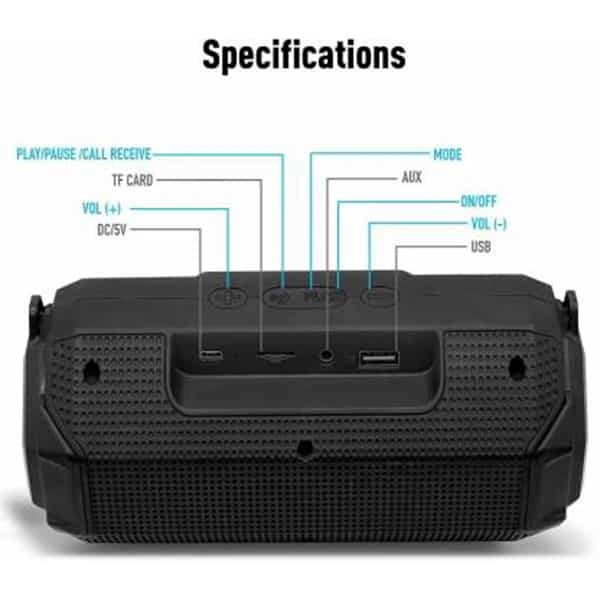 Ubon SP-46 Beats 12 W Bluetooth Speaker with 10 hours backup