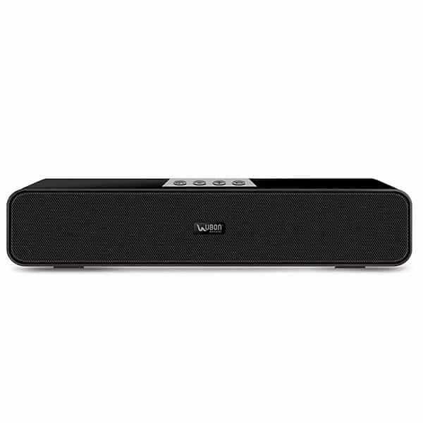 Ubon SP-70 Cool Bass 10 W Bluetooth Soundbar (Black, Stereo Channel)