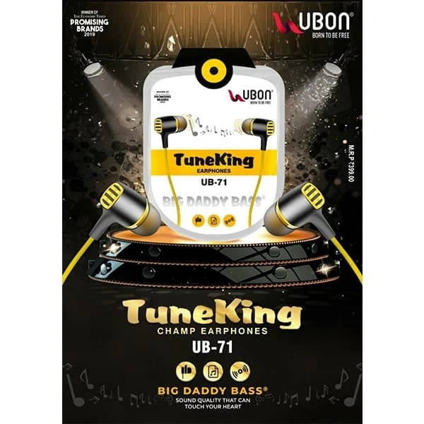 Ubon UB-71 Wired Earphones